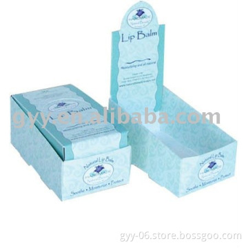 Soap display box in corrugated cardboard material
